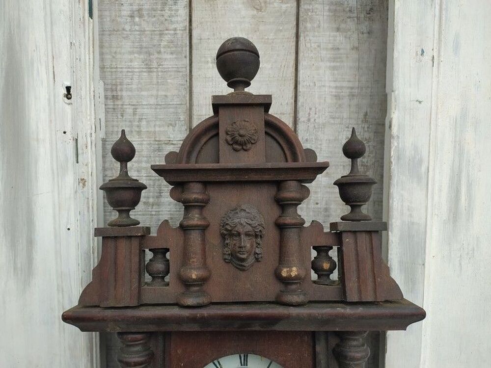 Ancienne Pendule XIX&egrave;me Style Renaissance Horloge
