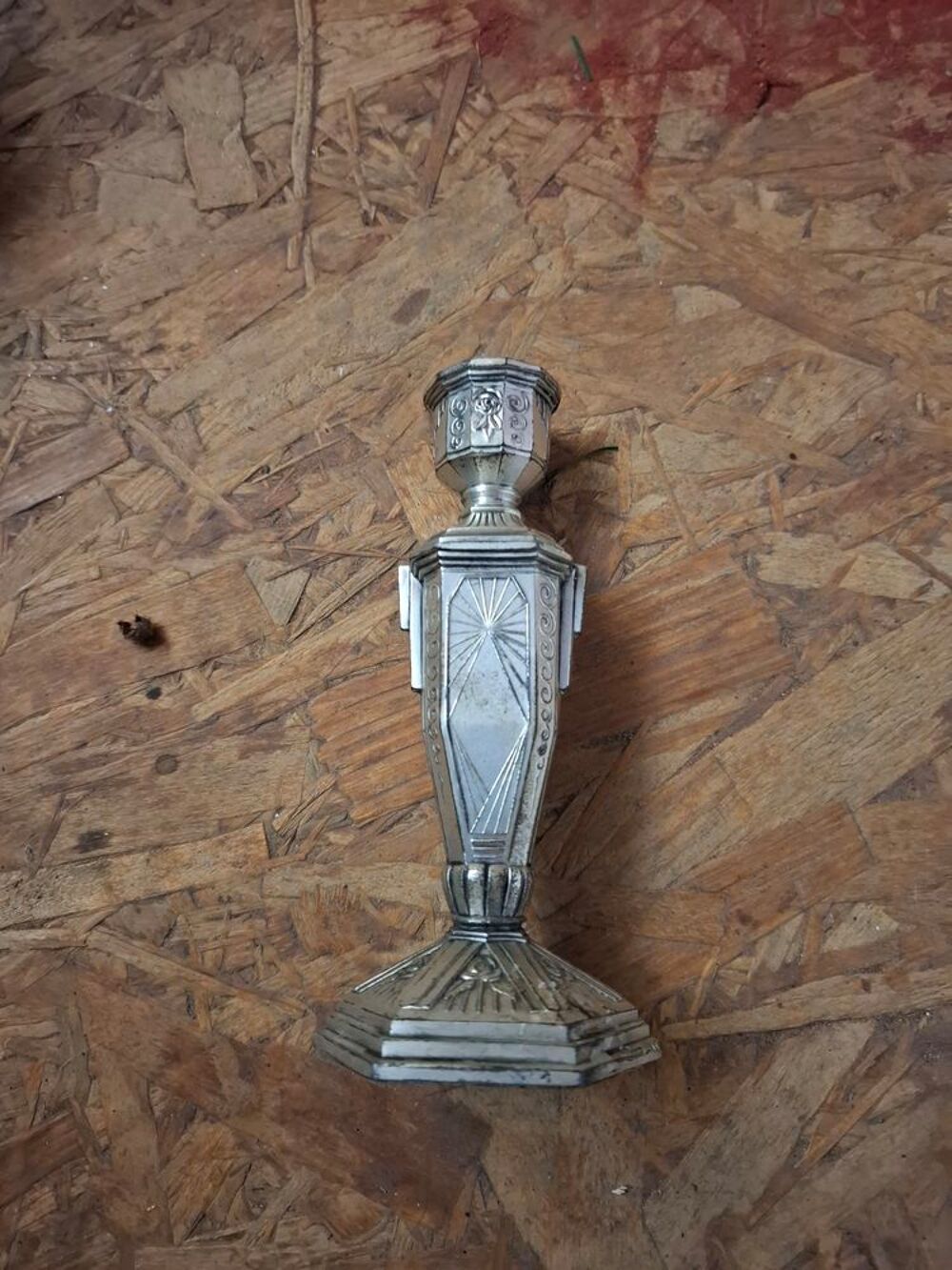 Croix et bougeoir Décoration