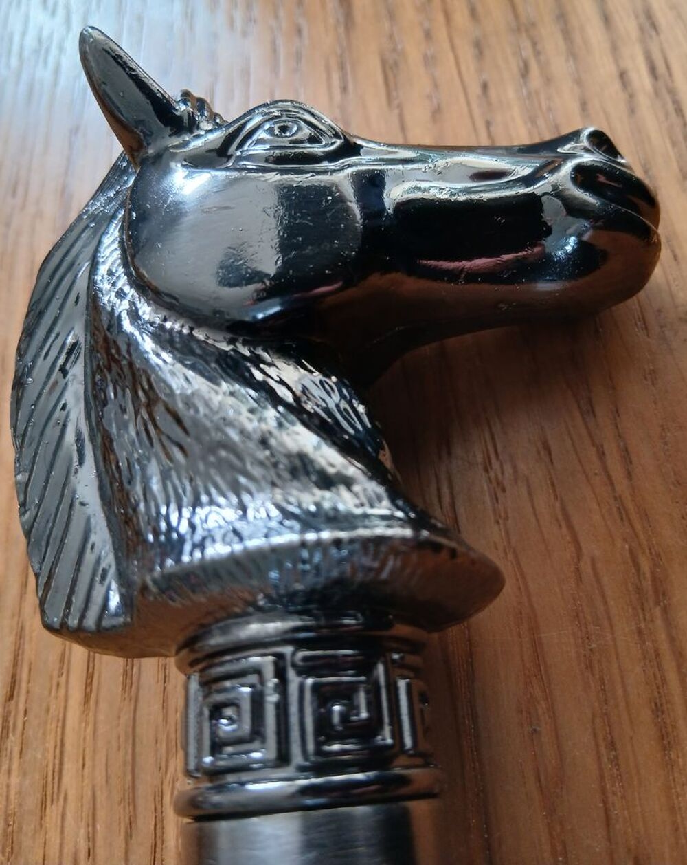 Canne de luxe "t&ecirc;te de cheval " Décoration