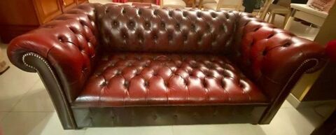 LOT 2 CANAPES CHESTERFIELD VINTAGE HAUT DE GAMME 1300 Saint-Mard (77)