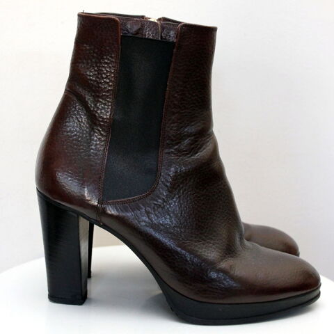 Bottines cuir marron FRATELLI ROSSETTI T. 37,5 100 Issy-les-Moulineaux (92)