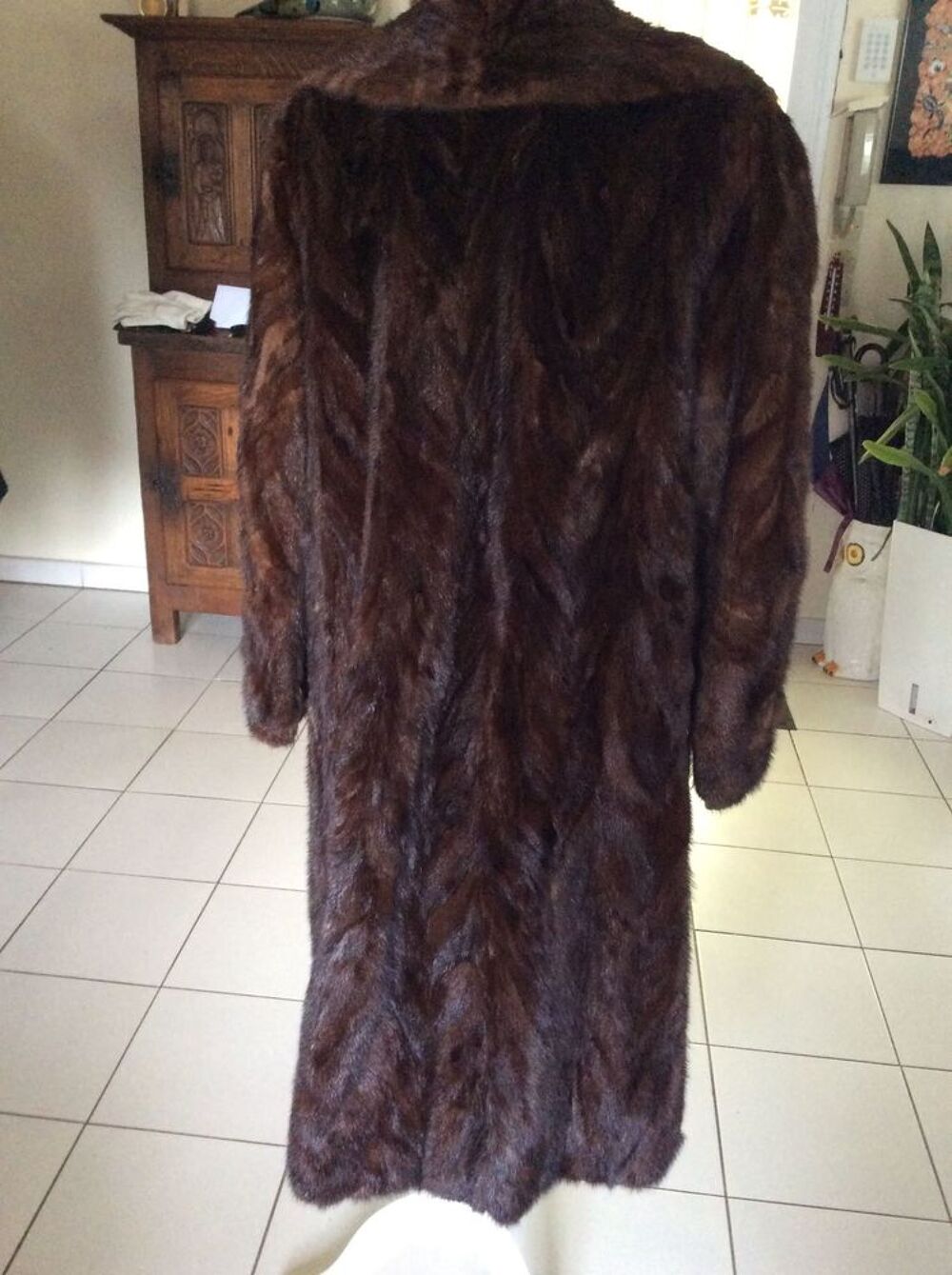 Manteau en vison v&eacute;ritable Vêtements