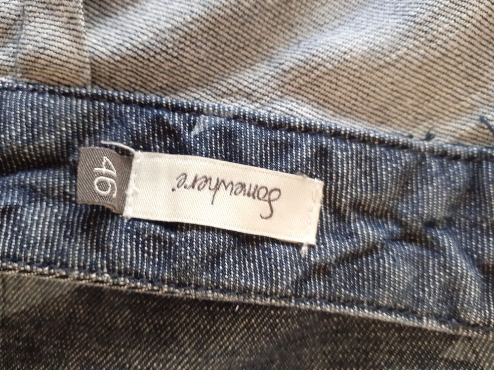 jupe jean &eacute;vas&eacute;e 46 Vêtements