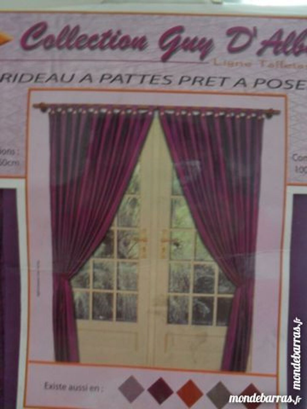 Rideaux pret &agrave; poser Décoration