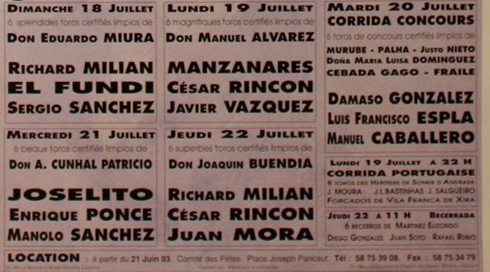 "M A D E L E I N E 1993 " MONT DE MARSAN Décoration