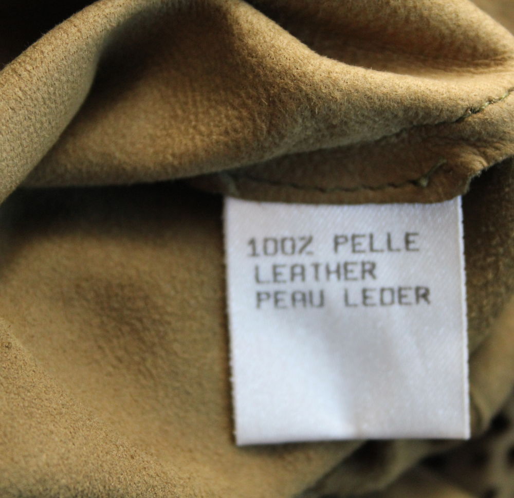 Jupe veau velours kaki ROBERTO CAVALLI T.S Vtements