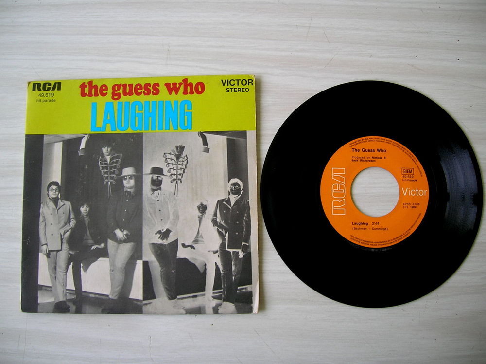 45 Tours THE GUESS WHO Laughing CD et vinyles