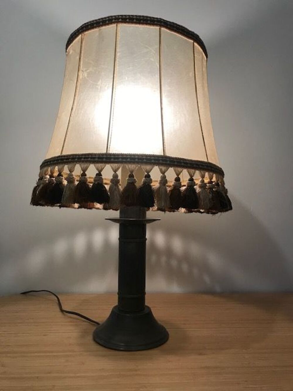 Lampe de table en Etain Décoration