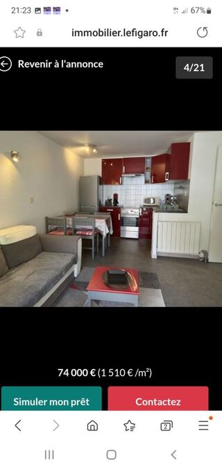  Appartement à vendre 2 pièces 34 m² 