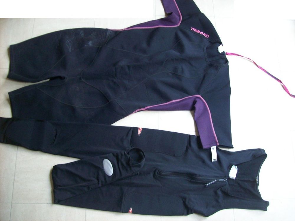 COMBINAISONS plong&eacute;e shorty, combi cycliste,chaussonsantid&eacute; Sports