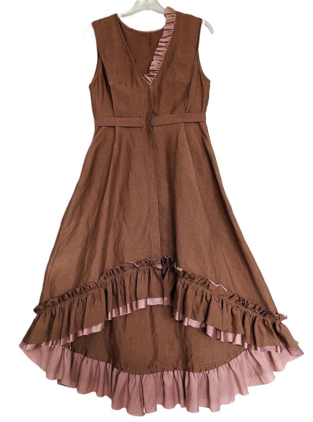 Robe haut de gamme neuve en lin marque MAZARIBZA Vêtements