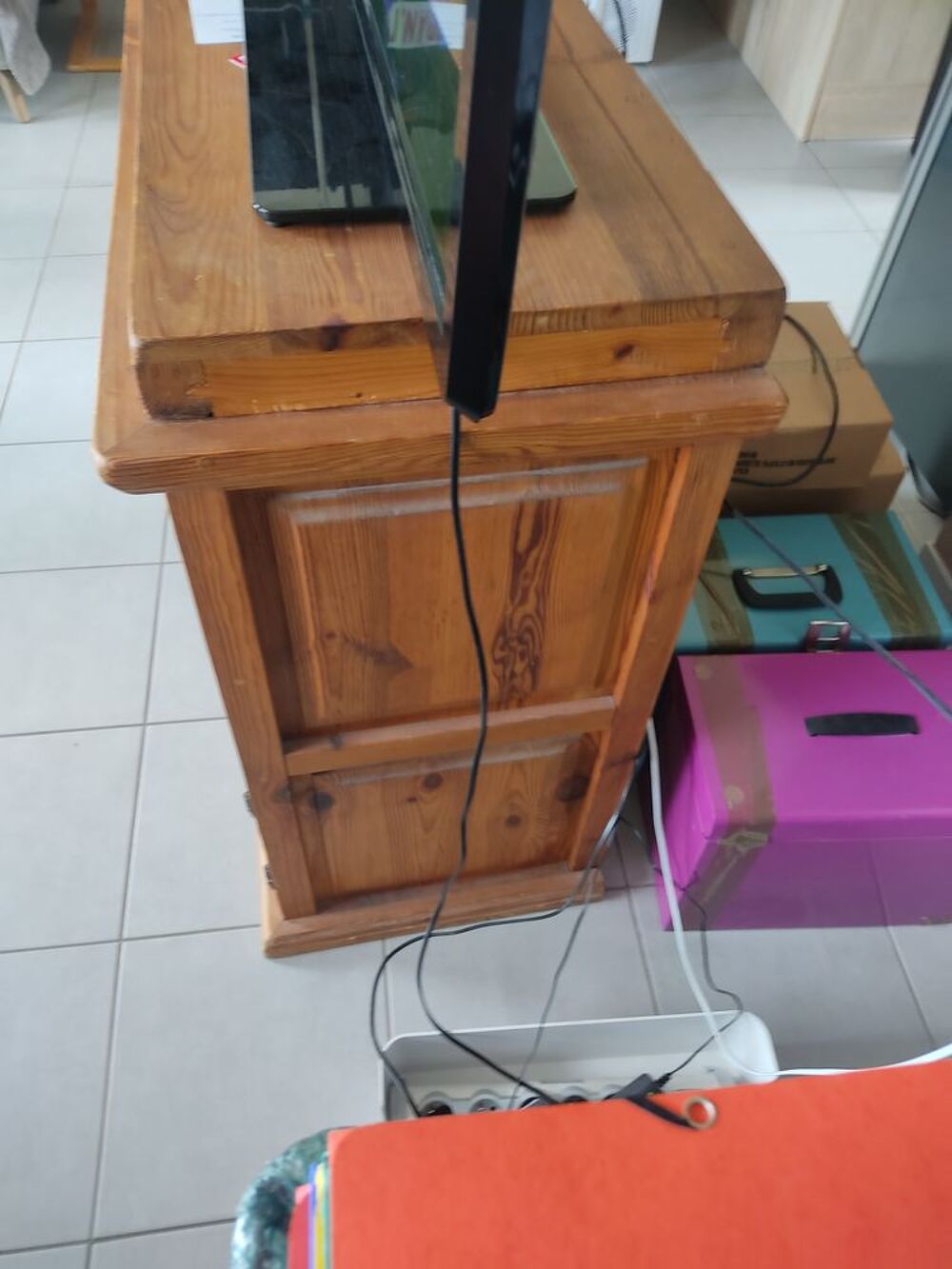 Meuble TV en pin Meubles