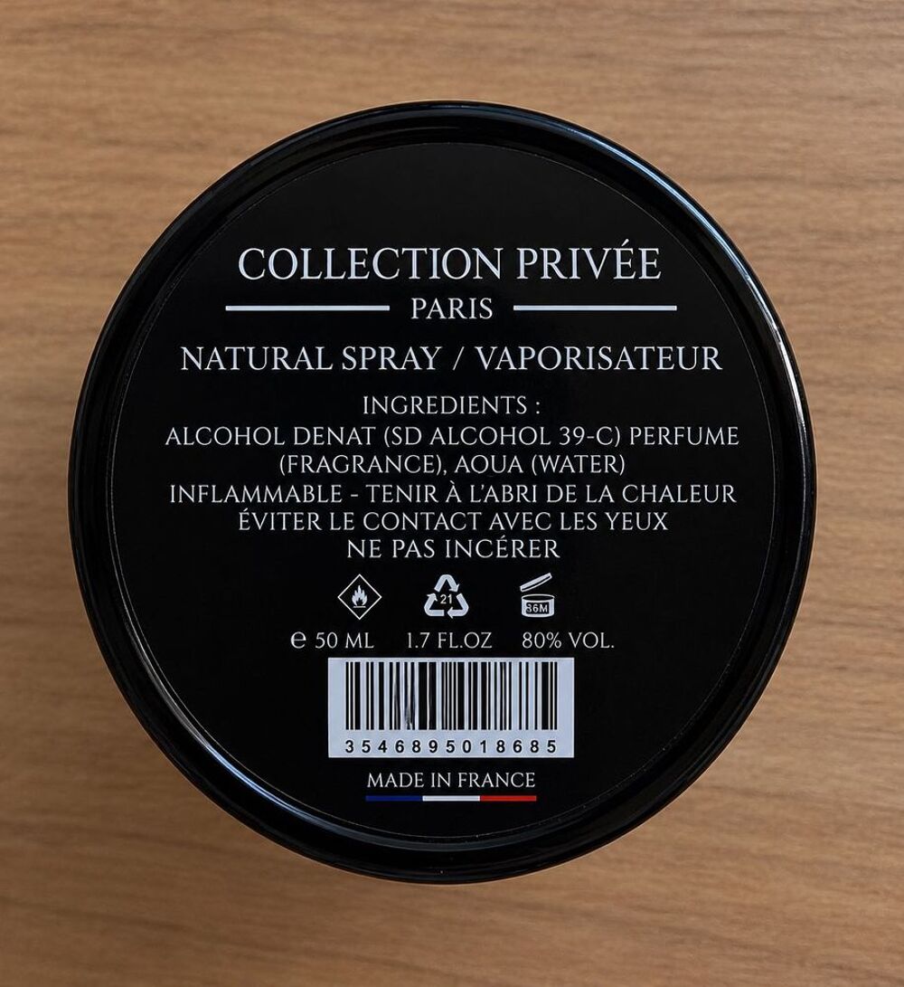 parfum collection priv&eacute;e Paris kirke 50ml 