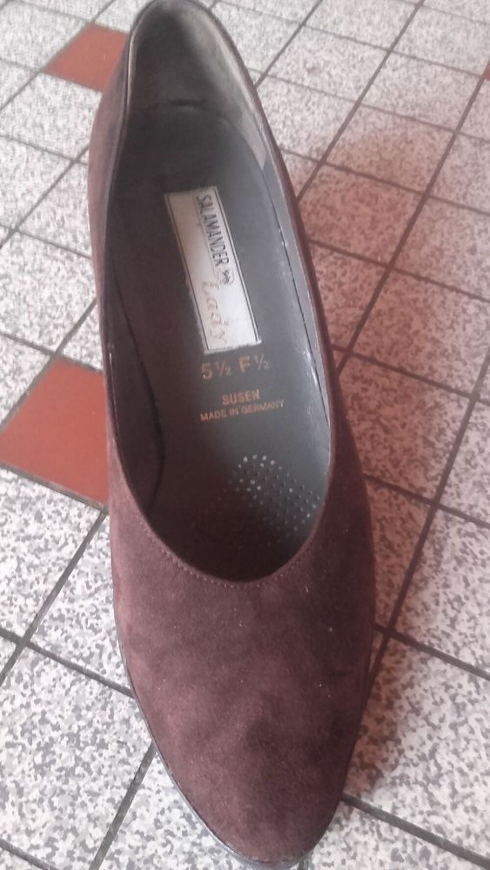escarpins en cuir nubuck Chaussures
