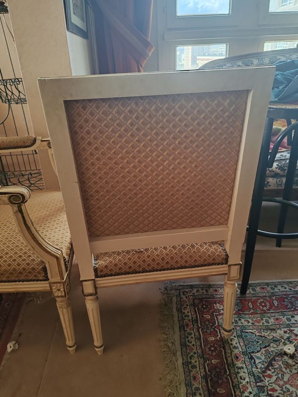2 Fauteuils style Louis 16 Décoration