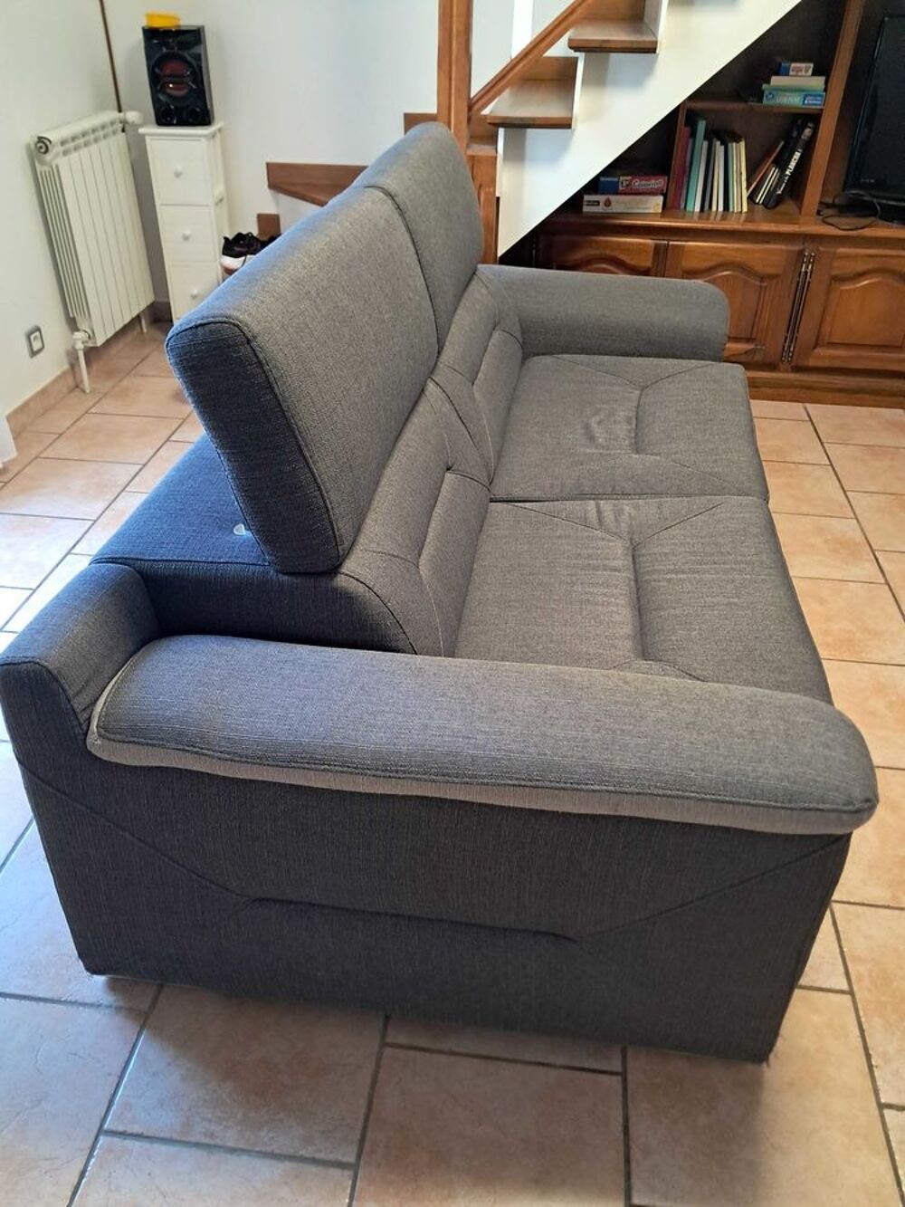 Canap&eacute; convertible en lit 140 x 190 et fauteuil Meubles