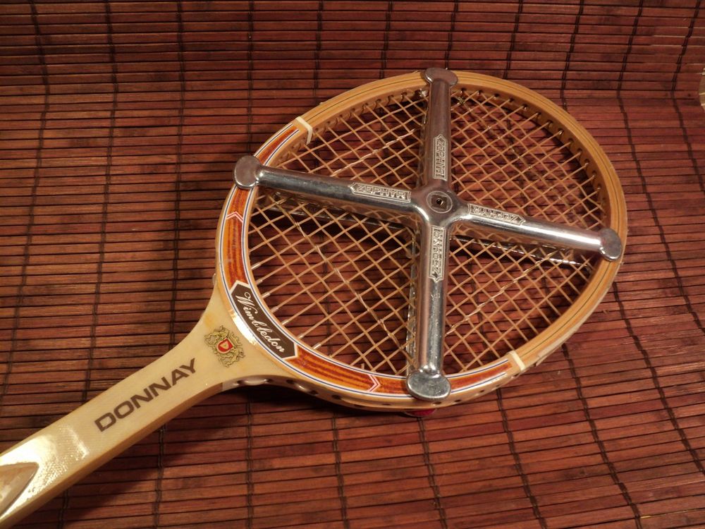 Raquette de Tennis Vintage Donnay &quot; Wimbledon &quot;. Sports