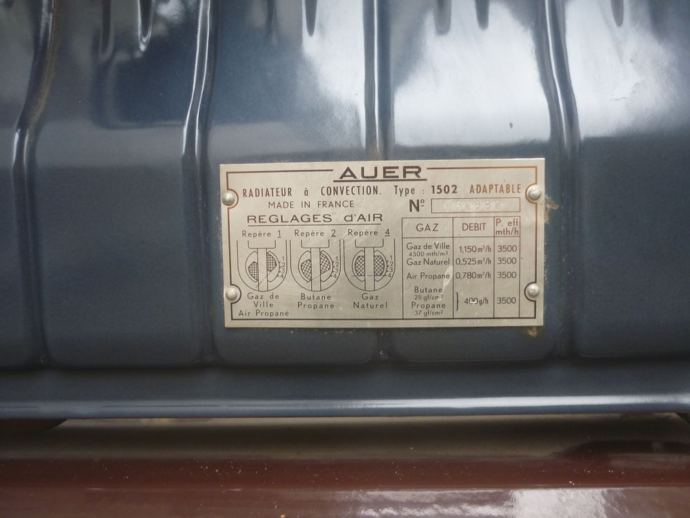 Chauffage "AUER" tous gaz 150 euros. Electroménager