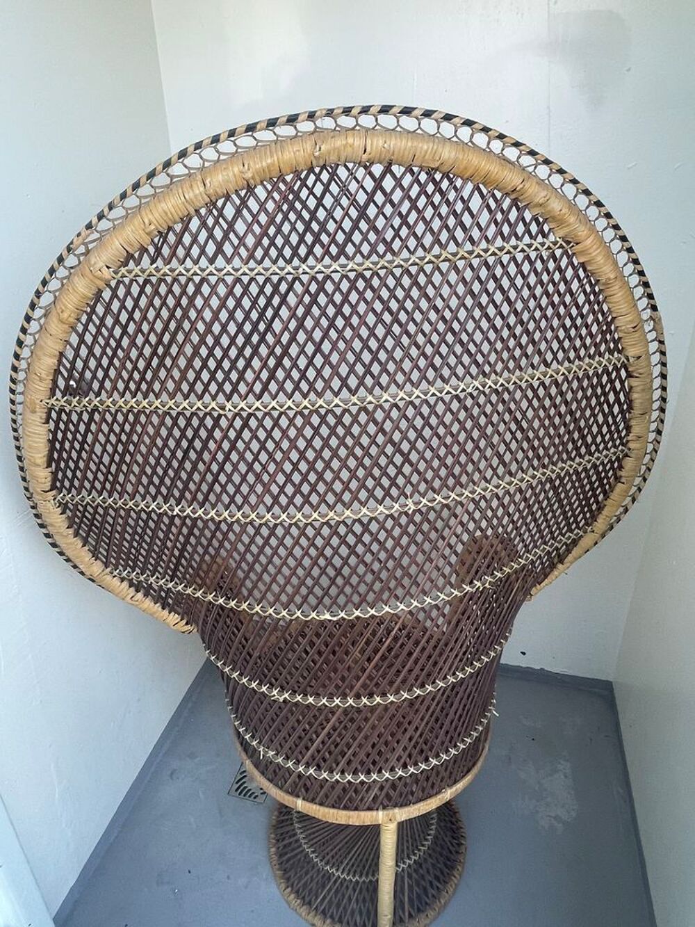 Fauteuil Emmanuelle en rotin Meubles