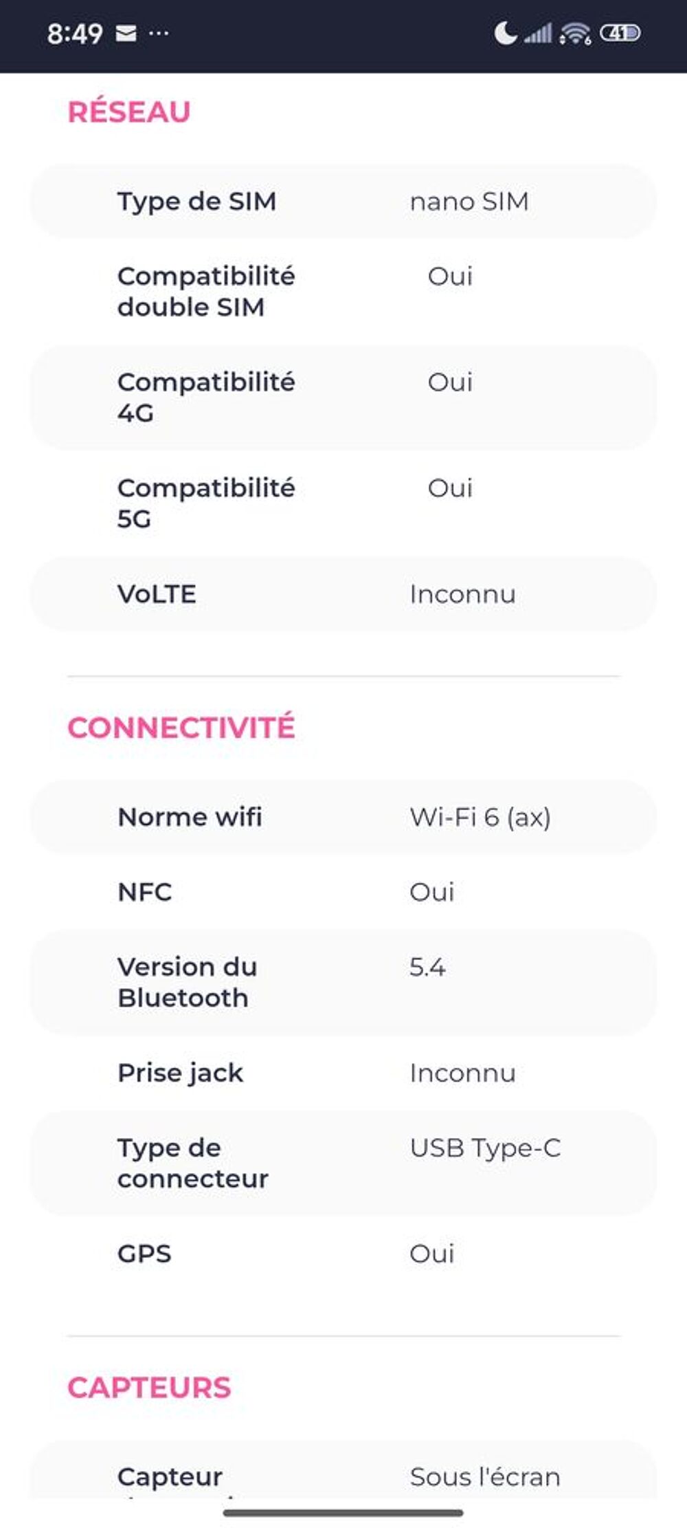 Xiaomi Poco X7 Pro Téléphones et tablettes