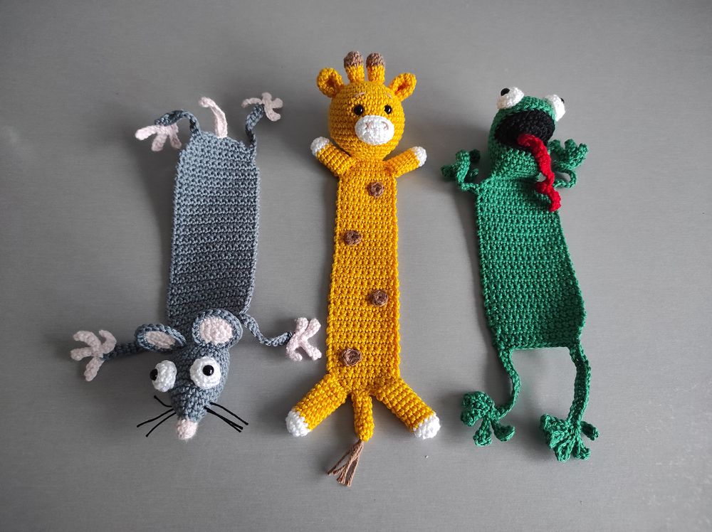 Marque page rigolo au crochet Jeux / jouets
