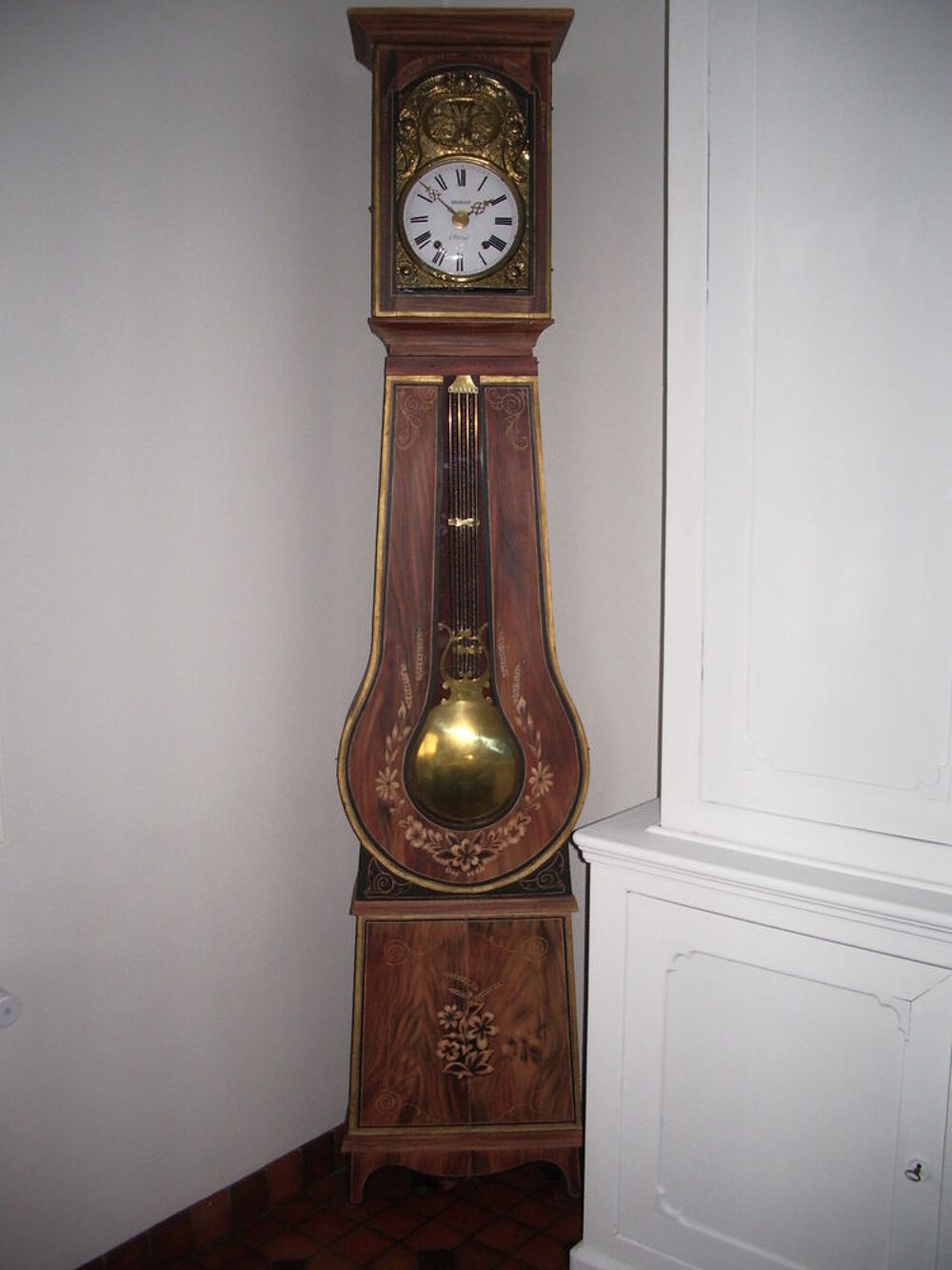horloge comtoise ancienne, D�coration