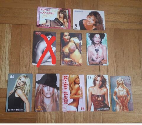 T�l�cartes Sophie Marceau, Laetitia CASTA et Britney Spears 4 Villemomble (93)