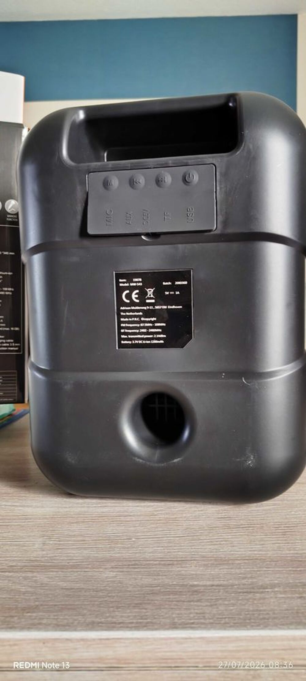 enceinte de 20w avec bluetooth Audio et hifi