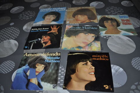 Lot de 45 tours vinyles de Mireille Mathieu 10 Perreuil (71)