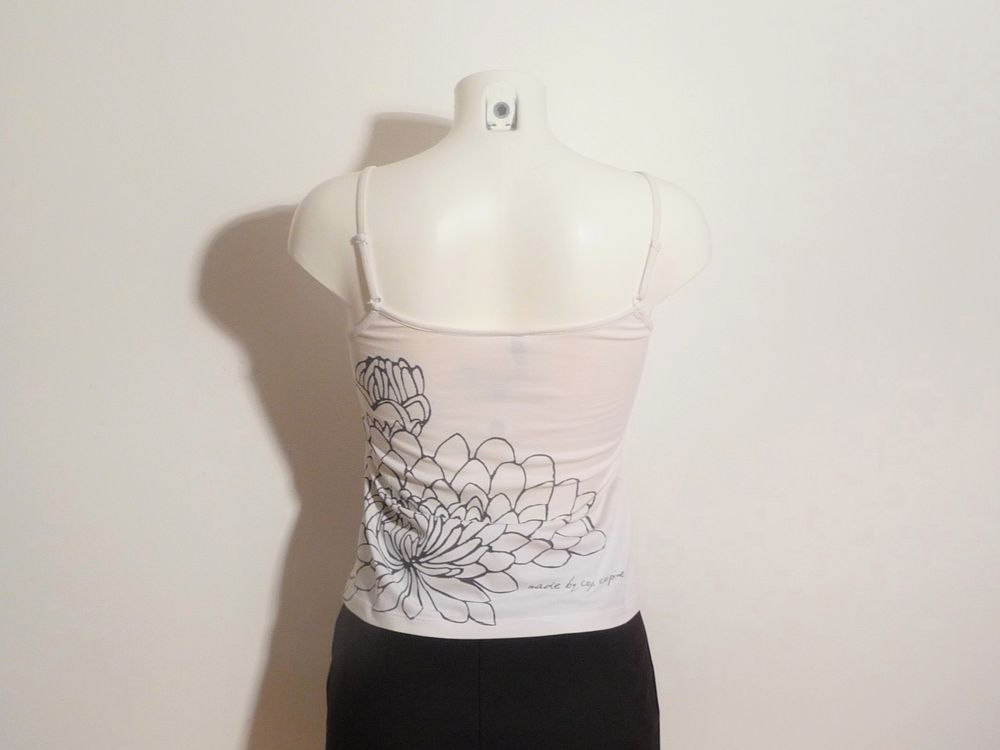 Double Top/ Pull Bleu Marine et Top Blanc- Cop Copine Vêtements