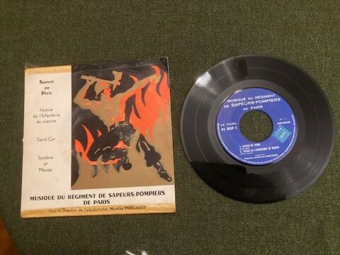Vinyle 45T Musique du Rgiment de SP de Paris. 10 Montgeron (91)