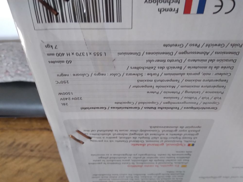 four &eacute;lectrique Electrom�nager