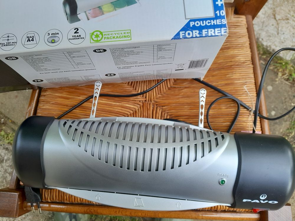 Plastifieuse maximum A4 marque PAVO Bricolage
