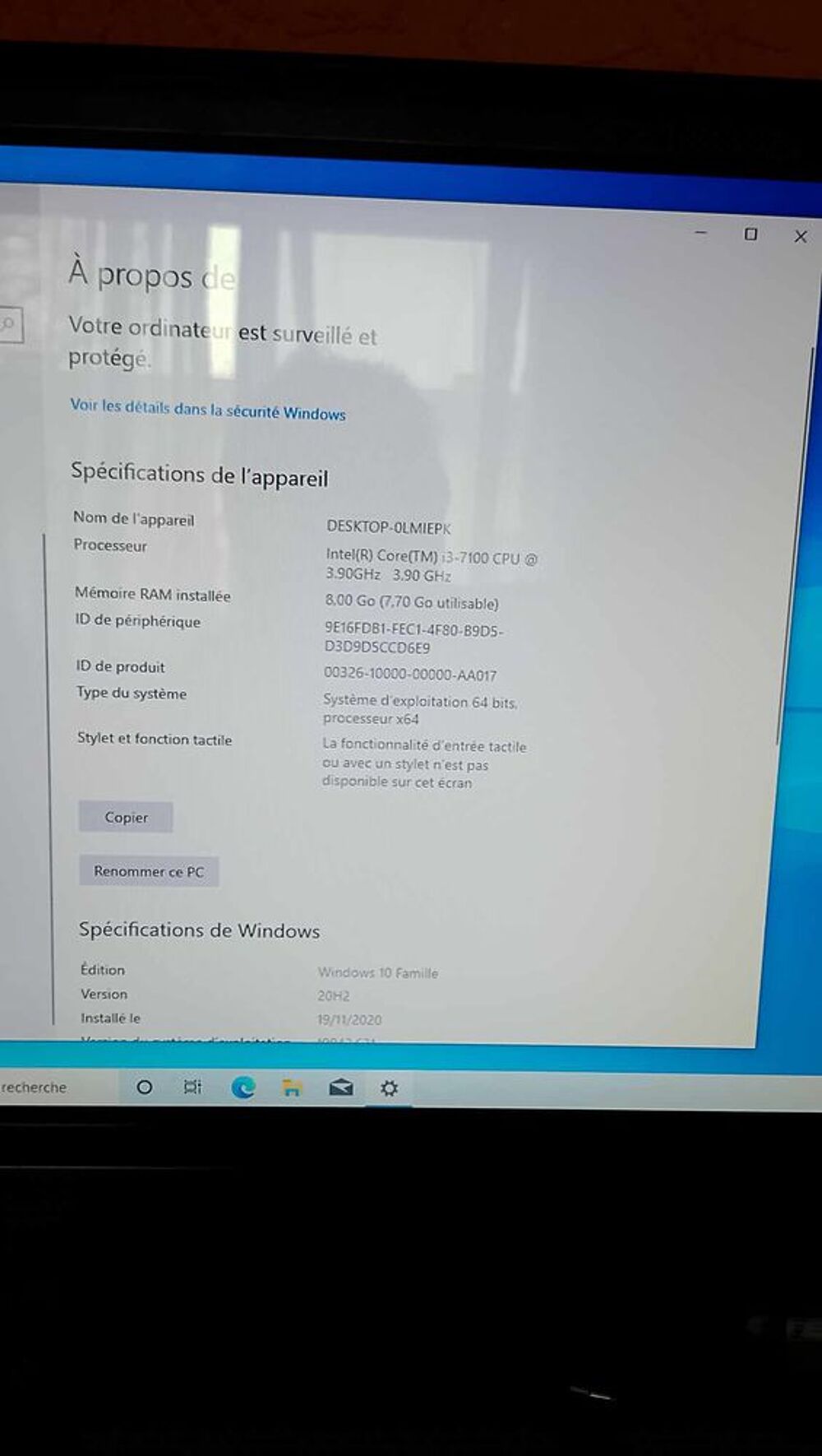 Shutle xxpc mini i3/ 7100 / Matériel informatique