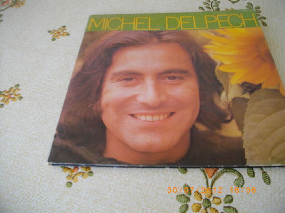 POCHETTE DEUX DISQUES VINYLES 33 TOURS DE MICHEL DELPECH CD et vinyles