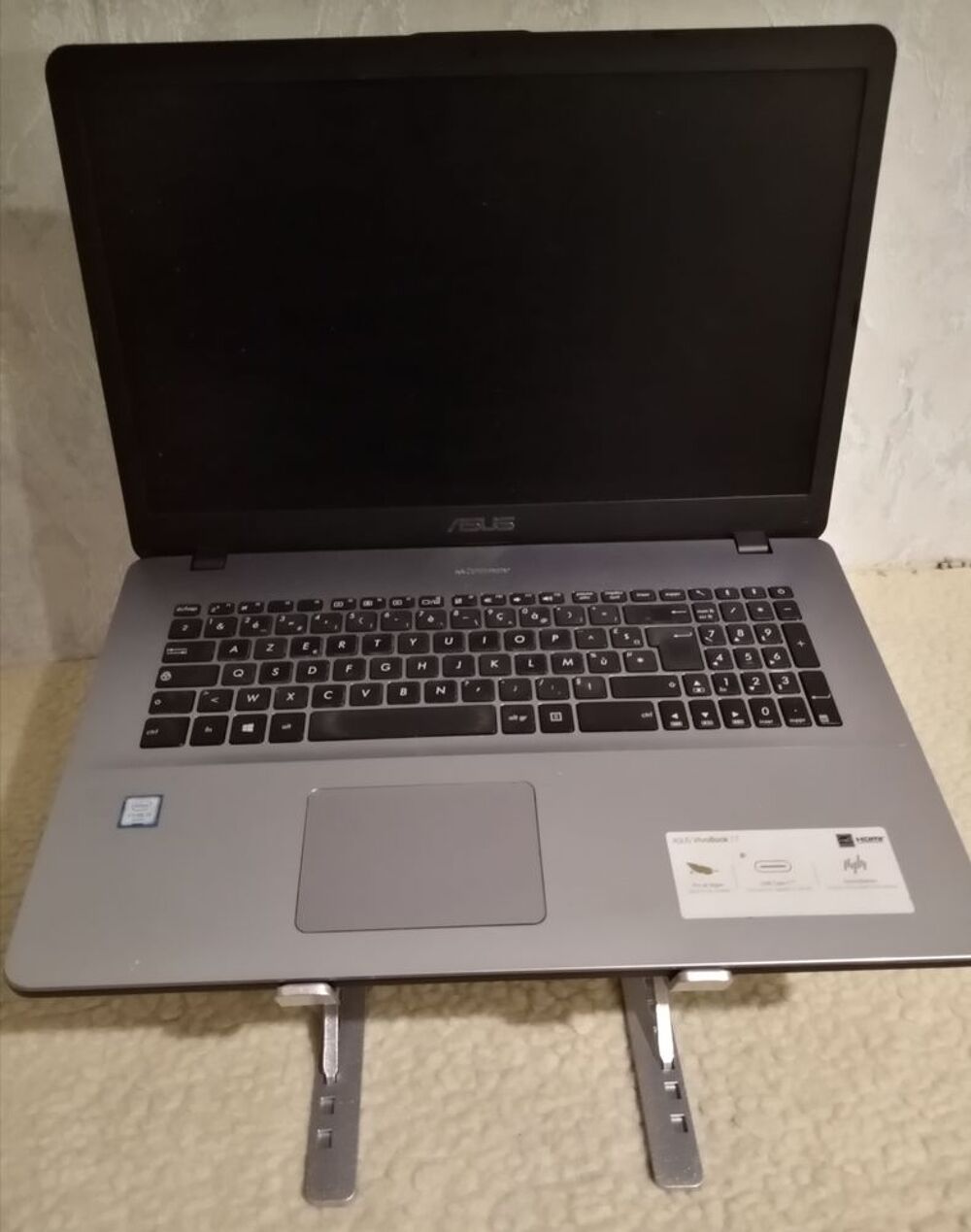 Support r&eacute;glable pour ordinateur portable, 
Matériel informatique