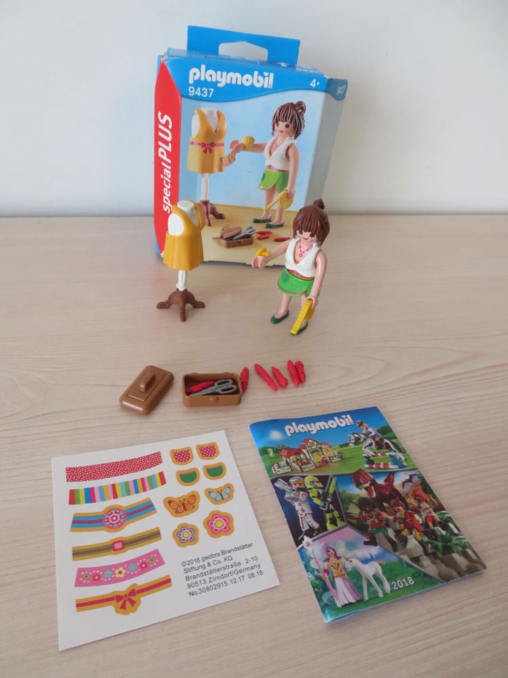 Playmobil 9437 100% complet styliste Geobra mode couture jou Jeux / jouets
