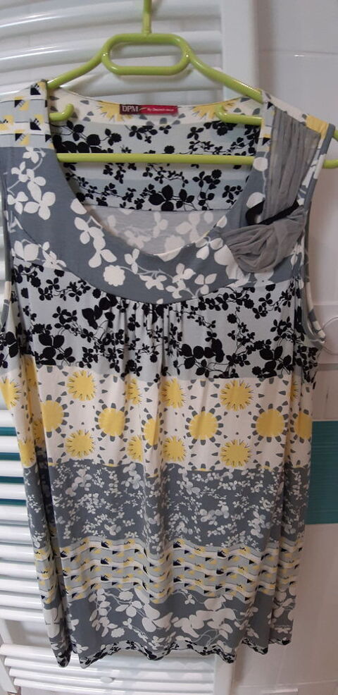 TUNIQUE SANS MANCHES JAUNES ET GRIS 11 Saint-Pierre-des-Corps (37)