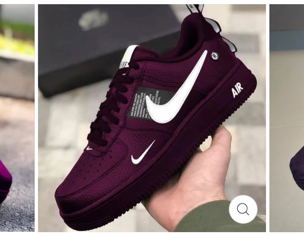 Nike Air Force 1 prune basse neuve 44 limit&eacute; Chaussures