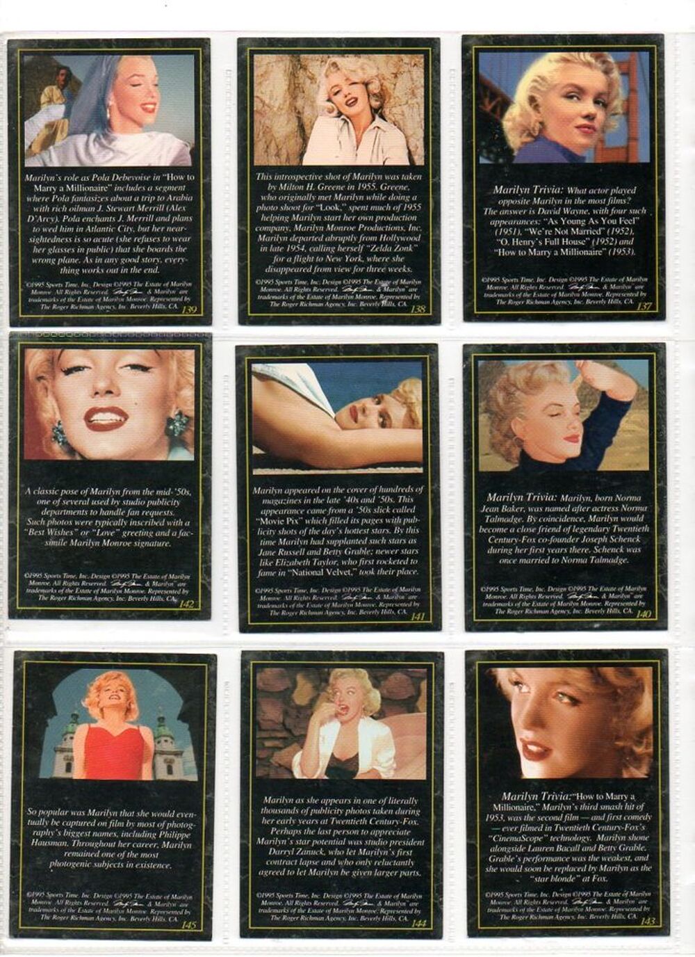 CARTES DE COLLECTION 