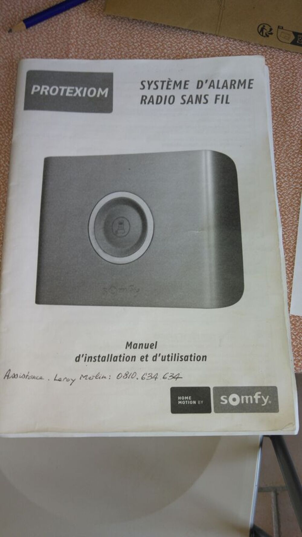 Syst&egrave;me d'alarme sans radio sans fil Somfy. comprenant :
Matériel informatique