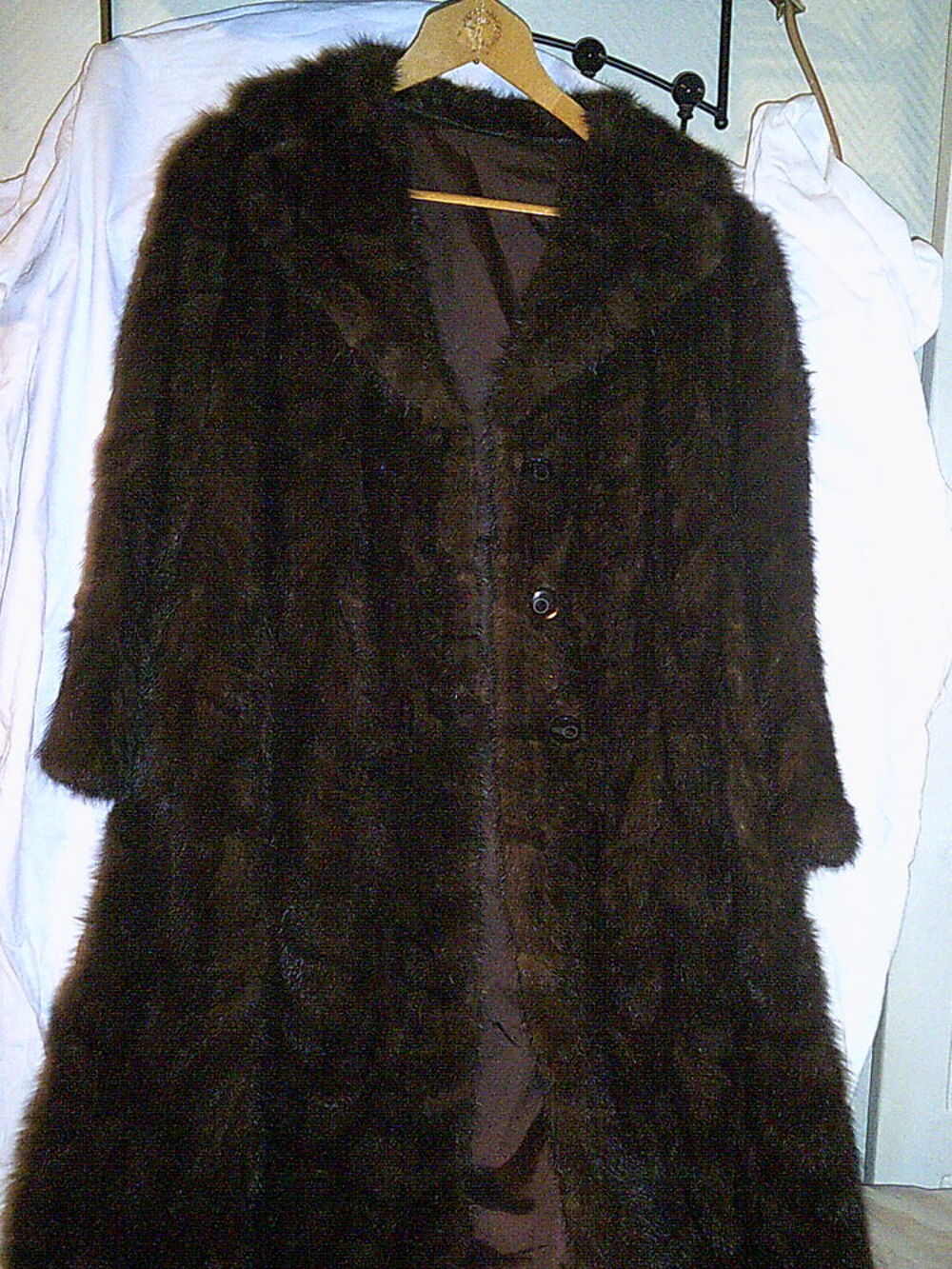 manteau de vison brun clair bon etat Vêtements