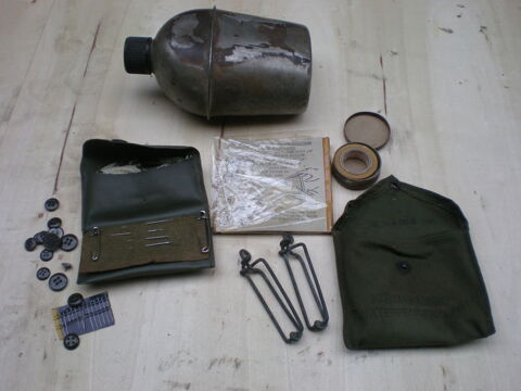 militaria us ww2 gourde kit gaz mask n�cessaire de couture
35 Lens (62)