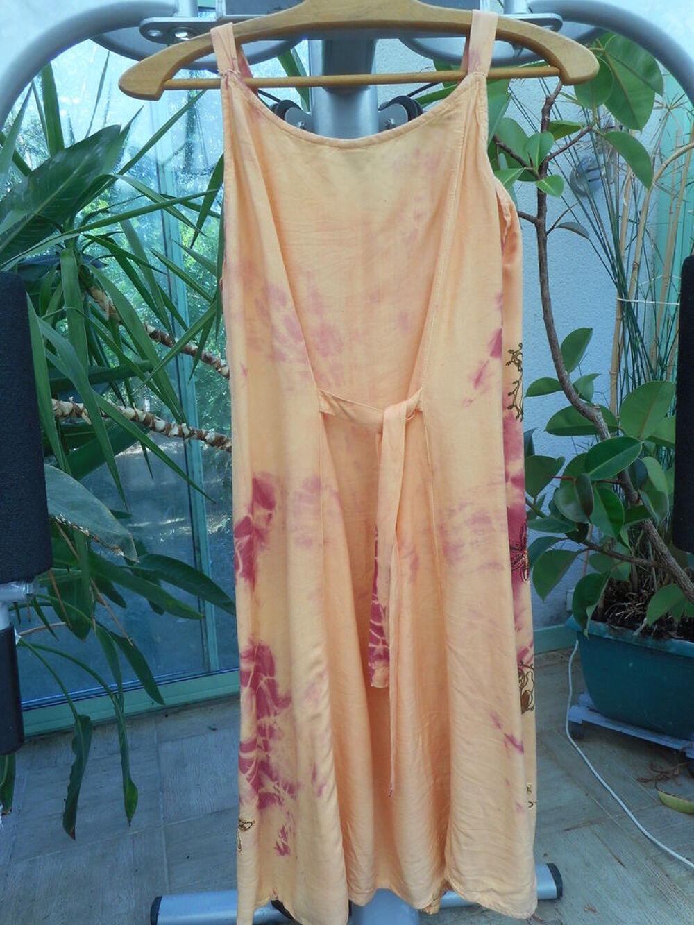 Robe d'&eacute;t&eacute; orange et rouge T 38 Vêtements