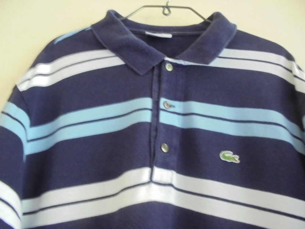 Polo ray&eacute; Lacoste Vêtements