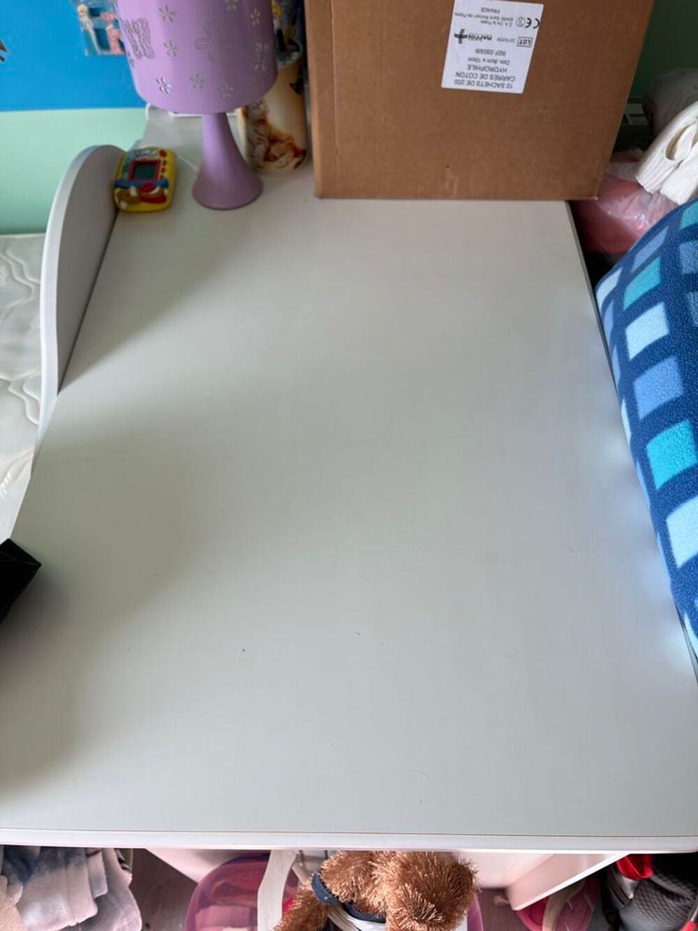 Bureau blanc &agrave; spirale conforama Meubles