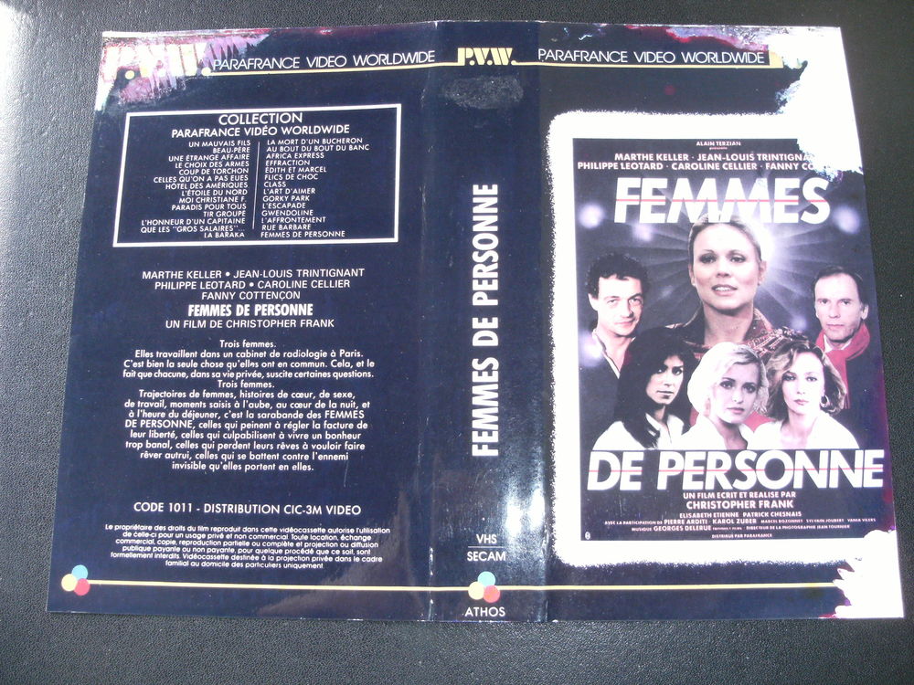 Film : " Femmes de personne " DVD et blu-ray