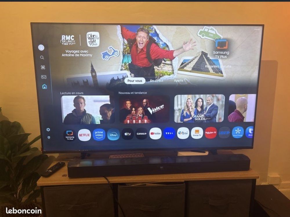 Smart TV Samsung 2025 avec barre de son samsung Photos/Video/TV