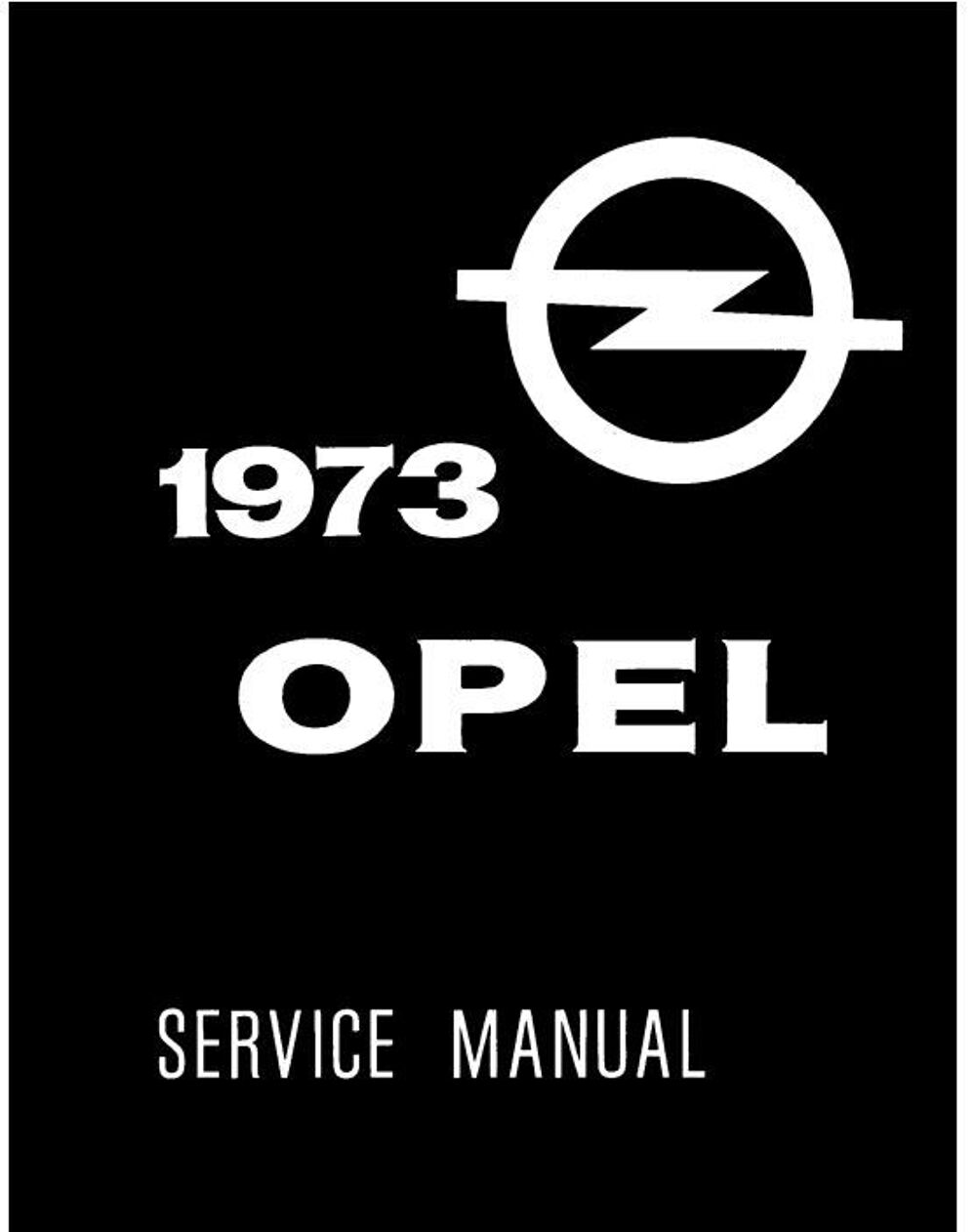 Manuel d'atelier Opel kadett B et Olympia , Manta GT 1900 Livres et BD