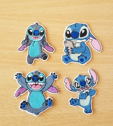 lot de 4 �cussons stitch walt disney thermocollants 10 Carnon Plage (34)